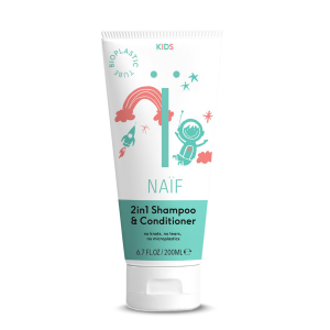 Naïf 2 in 1 shampoo en conditioner kids 200 ml koop je bij Het Groenhuis